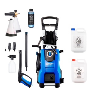 Aparat de spălat cu presiune NILFISK E 145.4-9 X-TRA, Aparat de spălat cu presiune + kit de spumare