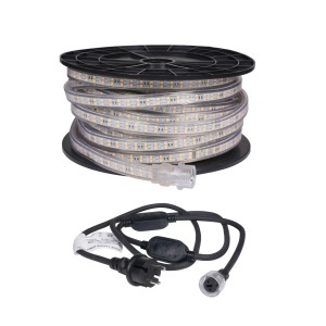 Bandă LED / Proiector de lucru AGGE 230V - 1500 lm/m, 20 m, bandă cu cablu de alimentare (4000K) - Img 2