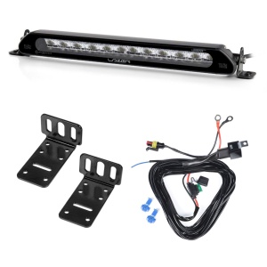 Bară LED Lazer Linear 12 - dreaptă / 38 cm / 42W / Ref. 27.5, 1 buc - Set complet (suport inferior) - Img 2