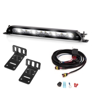 Bară LED Lazer Linear 12 Elite cu lumină de poziție - dreaptă / 38 cm / 84W, 1 buc - Set complet