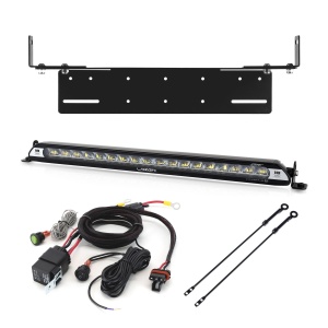 Bară LED Lazer Linear 18 Elite+ - dreaptă / 53 cm / 190W / Ref. 27.5, 1 buc - Set complet cu suport pentru montaj încastrat