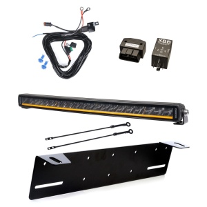 Bară LED PURELUX Black X-Slim C520 - curbată / 52 cm / 105W / Ref. 37.5, 1 buc - Set complet + XBB Dongle & PowerUnit releu de conectare - Img 2