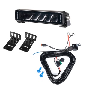 Bară LED PURELUX Black X-Slim S180 - dreaptă / 18 cm / 24W / Ref. 25, 1 buc - Set complet (suport inferior)