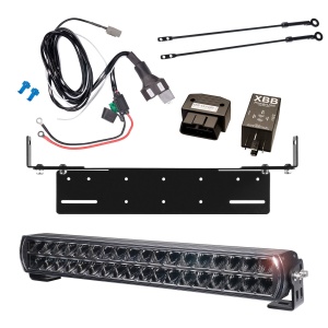 Bară LED PURELUX Major S530 V3 - dreaptă / 53 cm / 216 W / Ref. 50, 1 buc - Set complet cu suport pentru montaj încastrat + XBB Dongle & PowerUnit releu de comandă