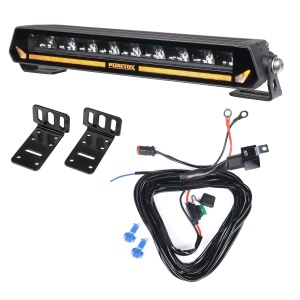 Bară LED PURELUX Panther Aero S300 - dreaptă / 30 cm / 85W / Ref. 17.5, 1 buc - Set complet (suport inferior)