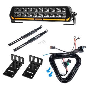 Bară LED PURELUX Panther S300 - dreaptă / 30 cm / 144W / Ref. 30, 1 buc - Set complet (suport inferior)