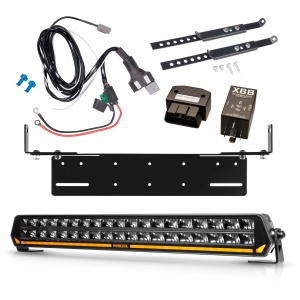 Bară LED PURELUX Panther S540 - dreaptă / 54 cm / 216W / Ref. 30, 1 buc - Set complet cu suport pentru montaj încastrat + XBB Dongle & PowerUnit releu de conectare
