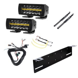Bară LED Strands Siberia XP DR 8" - dreaptă / 20 cm / 55W / Ref. 20, 2 buc - Set complet