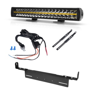 Bară LED Strands Siberia XP DRC 22" - curbată / 56 cm / 184W / Off-road, 1 buc - Set complet cu suport reglabil - Img 2