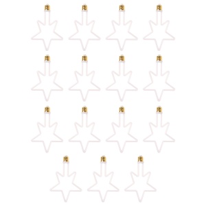Bec LED AGGE Carnival E27, 8W, Star, 15 buc