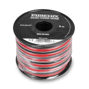 Cablu PURELUX Dual-Core Wire, 6.00 mm² / 5 m