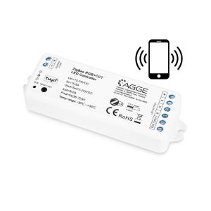 Controler mobil pentru bandă LED pentru benzi RGB AGGE RGB+CCT Color, Zigbee, doar controlerul