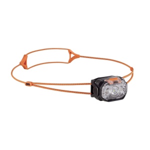 Headlamp Petzl Swift LT - 380 lm / Rechargeable, Black/Orange