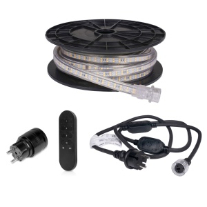 Kit de bandă LED pentru gard AGGE - Set complet, 10 m - Img 2