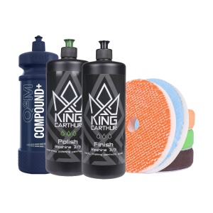 Kit de polisare TOKYA DSR - Dual Action, 5" + 1000 ml