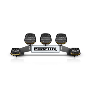 Kit de proiectoare auxiliare PURELUX WRC 22, 564W / 36 000 lm - Set complet, Negru