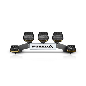 Kit de proiectoare auxiliare PURELUX WRC 22, 564W / 36 000 lm - Set complet, Negru - Img 2