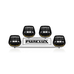 Kit de proiectoare auxiliare PURELUX WRC 23, 512W / 31 000 lm, Alb - Img 2