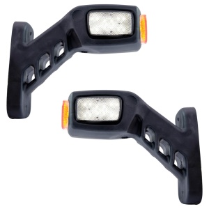 Lampă de avertizare / lampă de gabarit Strands Freedom Light Guide Rubber Arm M - 12/24V / 136 mm, dreapta + stânga - Img 2