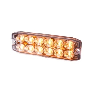 Lampă de avertizare PURELUX Strobe Ultra Slim - 12/24V / 15W / 111 mm, 1 buc. - Img 2