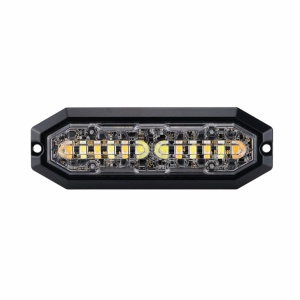 Lampă de avertizare Strands Lighthead - Portocaliu + Albastru / 12/24V / 15,6W / 132 mm - Img 2