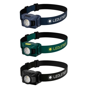 Lampă frontală LEDLENSER HF4 - 450 lm / 3 x AAA, Negru