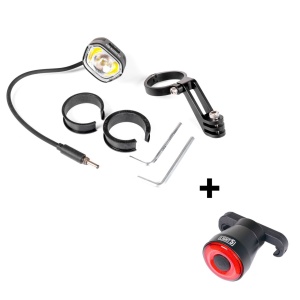 Lampă pentru bicicletă electrică Light5 EB2000 - 2000 lm / Yamaha, lampă față (tată) + Light5 Blip - lampă spate - Img 2