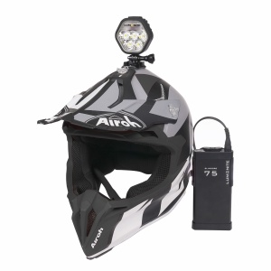Lampă pentru snowmobil/cască LUMONITE Navigator2 - 4195 lm / Reîncărcabil, Lighthead + Slimcore