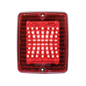Lampă spate / lumină de frână Strands IZE LED - Roșu / 24V / 130 mm