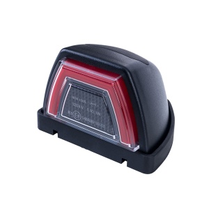 Lumină de poziție HORPOL Roof Lampă de gabarit - 12/24V / 2.1W / 72 mm, roșu