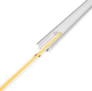 Profil pentru bandă LED AGGE Recessed, încastrat, argintiu (200 cm)