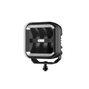 Proiector auxiliar OZZ SQR 5" Negru - pătrat / 12 cm / 90W / Ref. 50, 1 buc.