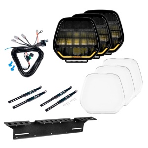 Proiector auxiliar PURELUX Panther 9 Heat - Rotund / 23 cm / 258W / Ref. 25, 3 buc - Set complet