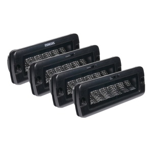 Proiector de lucru PURELUX Negru Flush-Suport Slim - 20 cm / 30W / Flood, 4 buc - Img 2