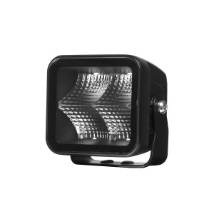 Proiector de lucru PURELUX Negru pătrat 40 Flood - 8 cm / 40W / fascicul larg, 1 buc.