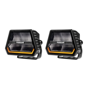 Proiector de lucru PURELUX Panther Alpha 60 - 12 cm / 60W / fascicul larg, 2 buc (4000K)