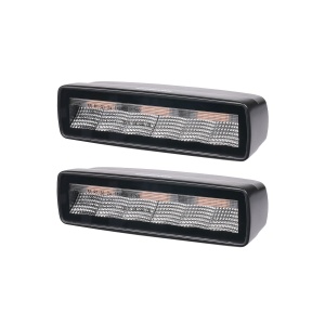 Proiector de lucru PURELUX Road Negru MF160 - 16 cm / 12W / Flood, 2 buc