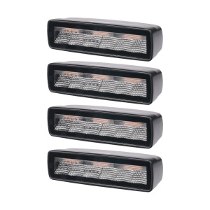 Proiector de lucru PURELUX Road Negru MF160 - 16 cm / 12W / Flood, 4 buc - Img 2