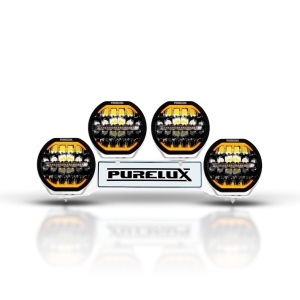 Set de proiectoare auxiliare PURELUX WRC 26, 640W / 46,500 lm - Set complet, cu alb lămpi - Img 2