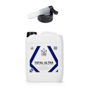 Soluție de prespălare KING CARTHUR Total Ultra - spumantă / pentru îndepărtarea cerii, 5000 ml + capac cu robinet