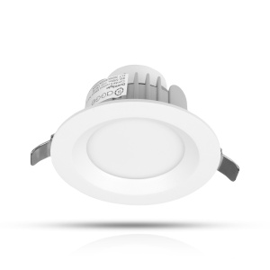 Spot încastrat AGGE Rotund Flood Antiglare Alb - IP44 / CCT / intensitate reglabilă, 8W / 85 mm