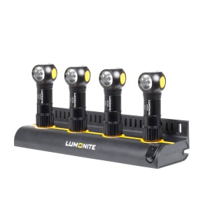 Stație de încărcare multiplă LUMONITE 4-Slot Charging Station V2, stație de încărcare + 4 x Lumonite Vector V2