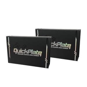 Suport pentru număr de înmatriculare Quickplate kit de fixare a numărului de înmatriculare, 2 sets (pentru attaching two plates)