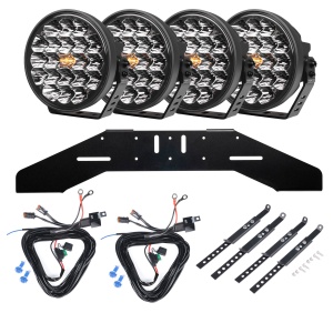 Auxiliary light PURELUX 770 DRL - Round / 18 cm / 130W / Ref. 25, 4 pcs - Complete set (WRC)