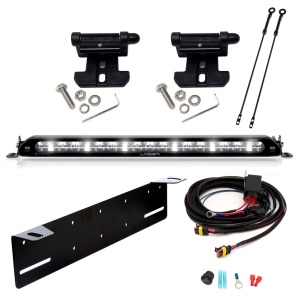 Bară LED Lazer Linear 18 Elite cu lumină de poziție - dreaptă / 53 cm / 126W, 1 buc - Set complet - Img 2