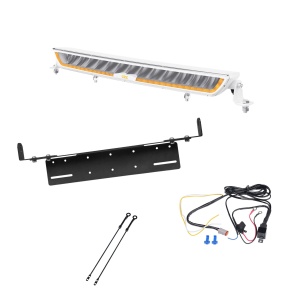 Bară LED OZZ XB1 P20" Alb - dreaptă / 54 cm / 140W / Ref. 50, 1 buc - Set complet cu suport pentru montaj încastrat