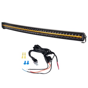 Bară LED PURELUX Black Boost C1070 - curbată / 107 cm / 400W / Ref. 50, 1 buc + cablaj