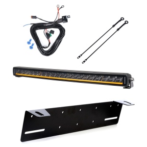 Bară LED PURELUX Black X-Slim C520 - curbată / 52 cm / 105W / Ref. 37.5, 1 buc - Set complet - Img 2