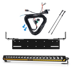 Bară LED PURELUX Panther Aero C540 - curbată / 54 cm / 108W / Ref. 25, 1 buc - Set complet cu suport pentru montaj încastrat - Img 2