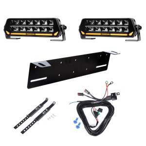 Bară LED PURELUX Panther S200 - dreaptă / 22 cm / 120W / Ref. 20, 2 buc - Set complet